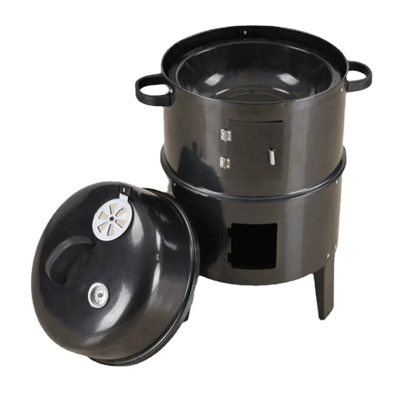 Outdoor Commercial Stainless Rotary Bbq Steak Cooking Grill Gazebo Accessories Cover