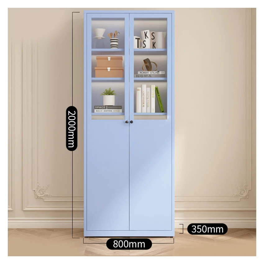 Factory Wholesale Metal Locker Bookcase Storage Kindergarten Book Shelf