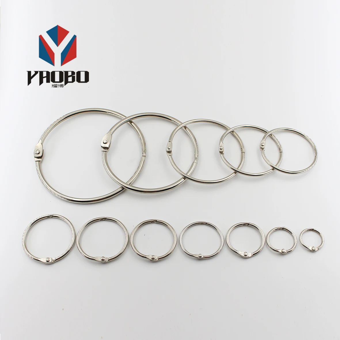 Office Binding Supply Loose Leaf Binder Ring Steel Book Binding Ring