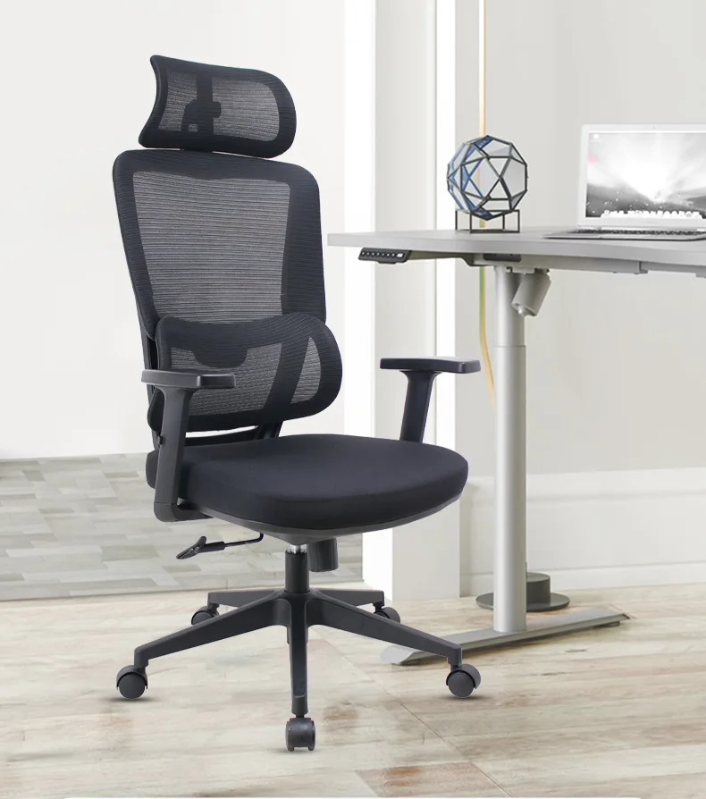 Ergonomic Executive Adjustable Lift Mesh Chair Bureau Armrest Office Swivel Chair Furniture Customizable