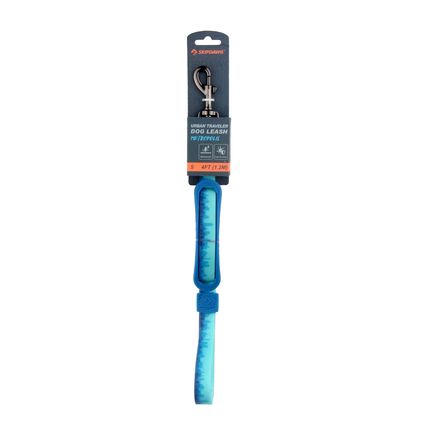 Durable  waterproof PVC heat printing dog leash with comfortable rubber handle