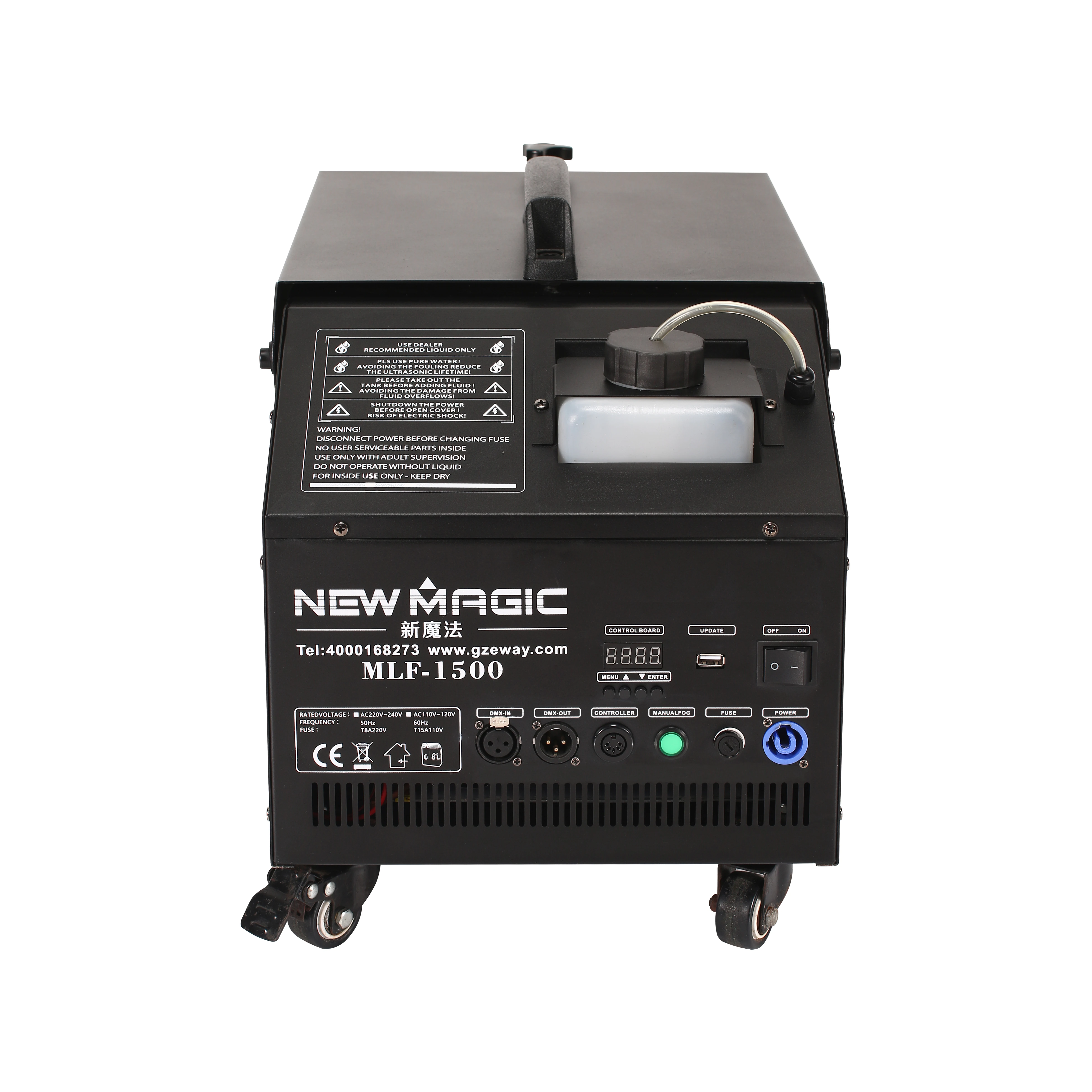 Stage Water Low Fog Machine Ultrasonic Refrigeration Principle For Machine DMX Heavy Fog Machine