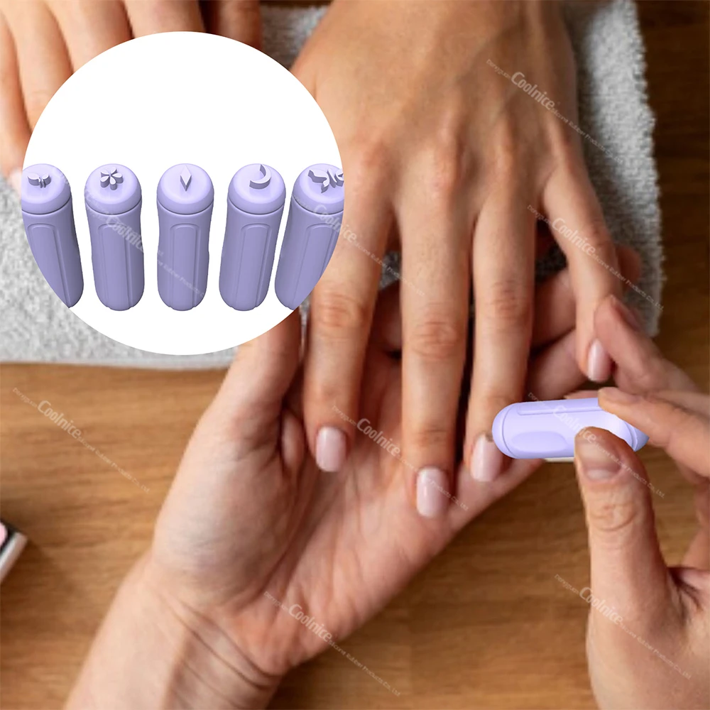 Wholesale Nail Beauty DIY Accessories Silicone Nail Stamp Art Stamp Graffiti Nail Art Dotting Tools
