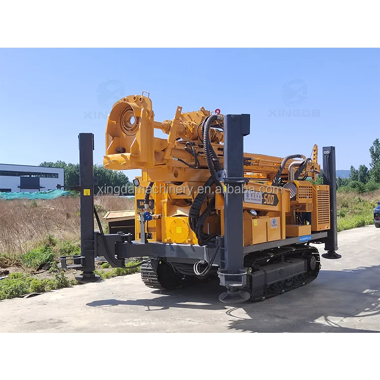 Large hole 500m mine reverse circulation drilling rig rc drilling rotary head exploration rc drill rigs
