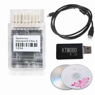 KTM OBD V1.20 OBD V1.95 With USB Dongle Full Set  K-TM OBD ECU Programmer