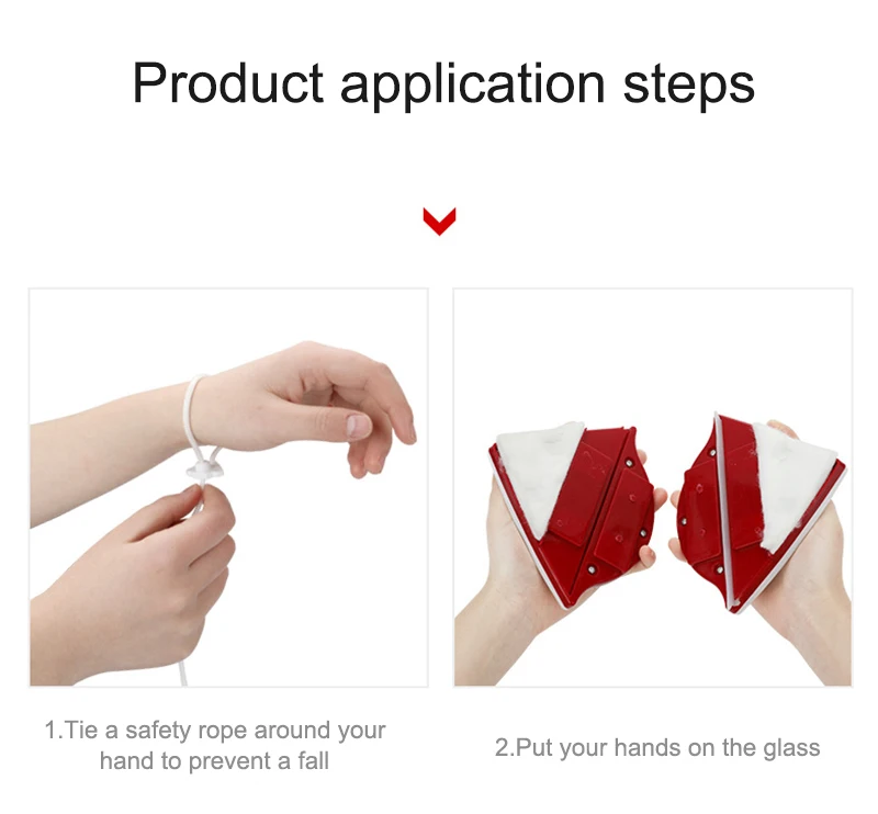 3-8mm double-sided extendable glass cleaner 2022 new professional magnetic window cleaner