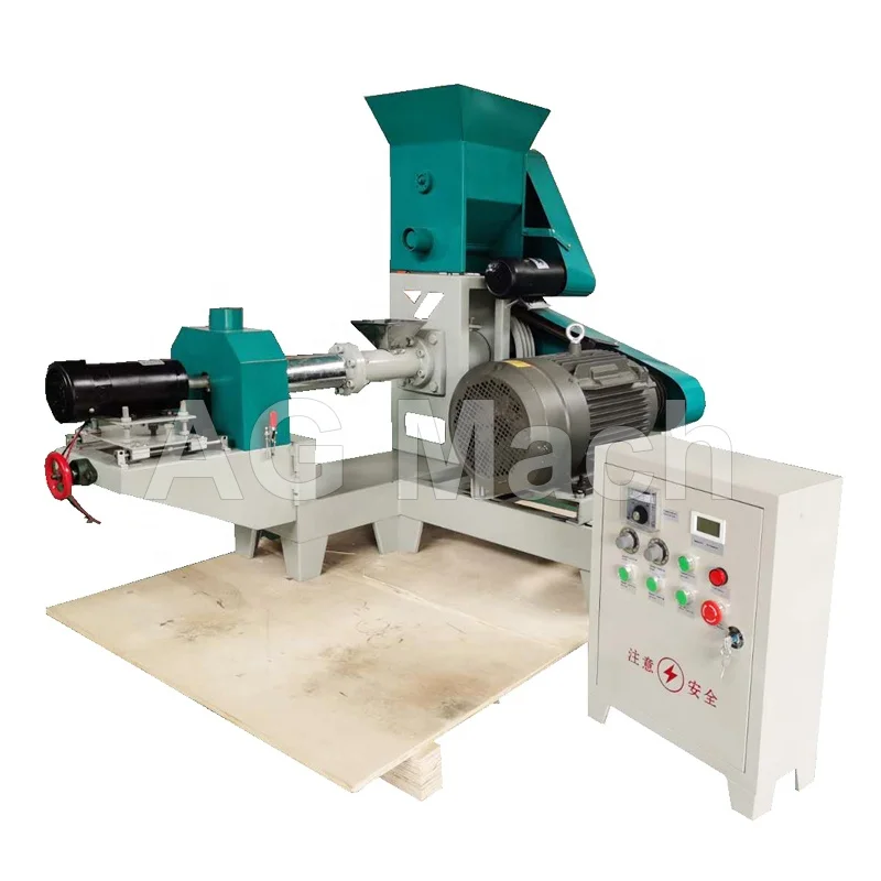 Small Soybean Oil Soya Bean Extruding Machine Rice Bran Animal Feed Extruder For Sale