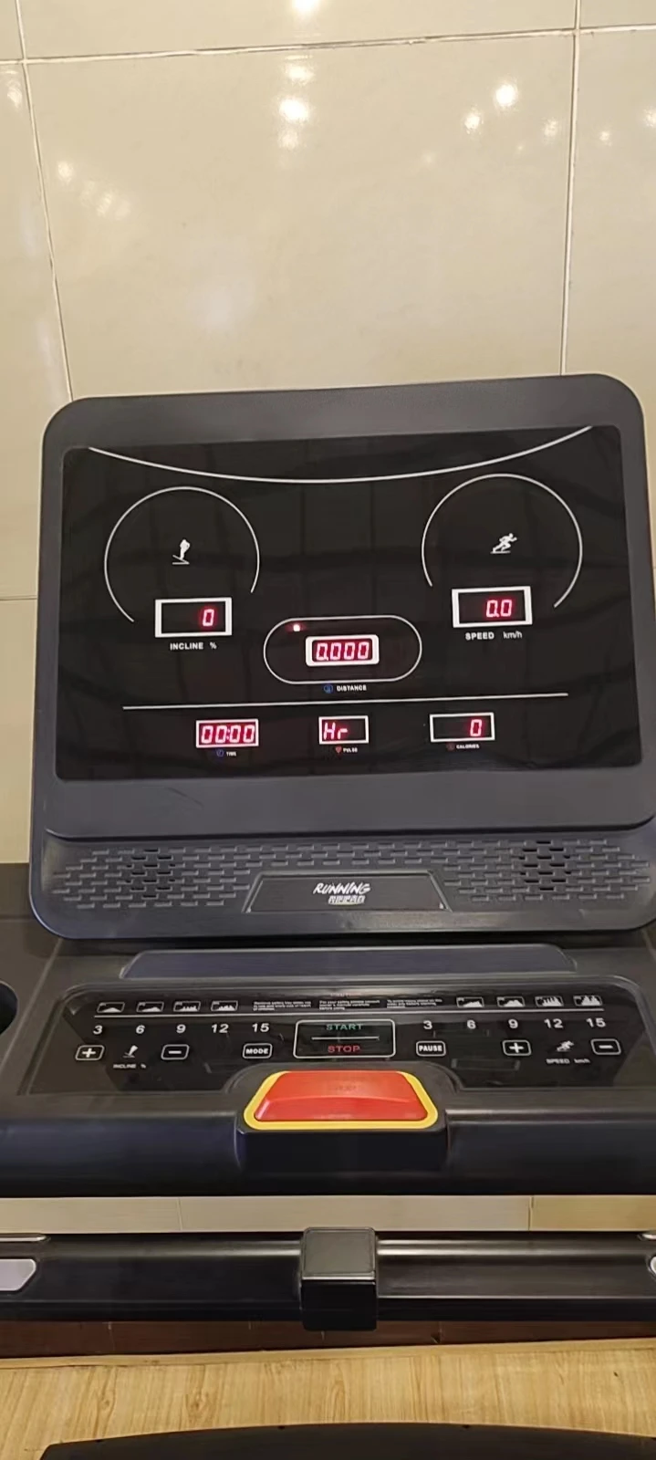 New Design Commercial Gym Equipment Exercise Running Machine LCD Screen Commercial Treadmill