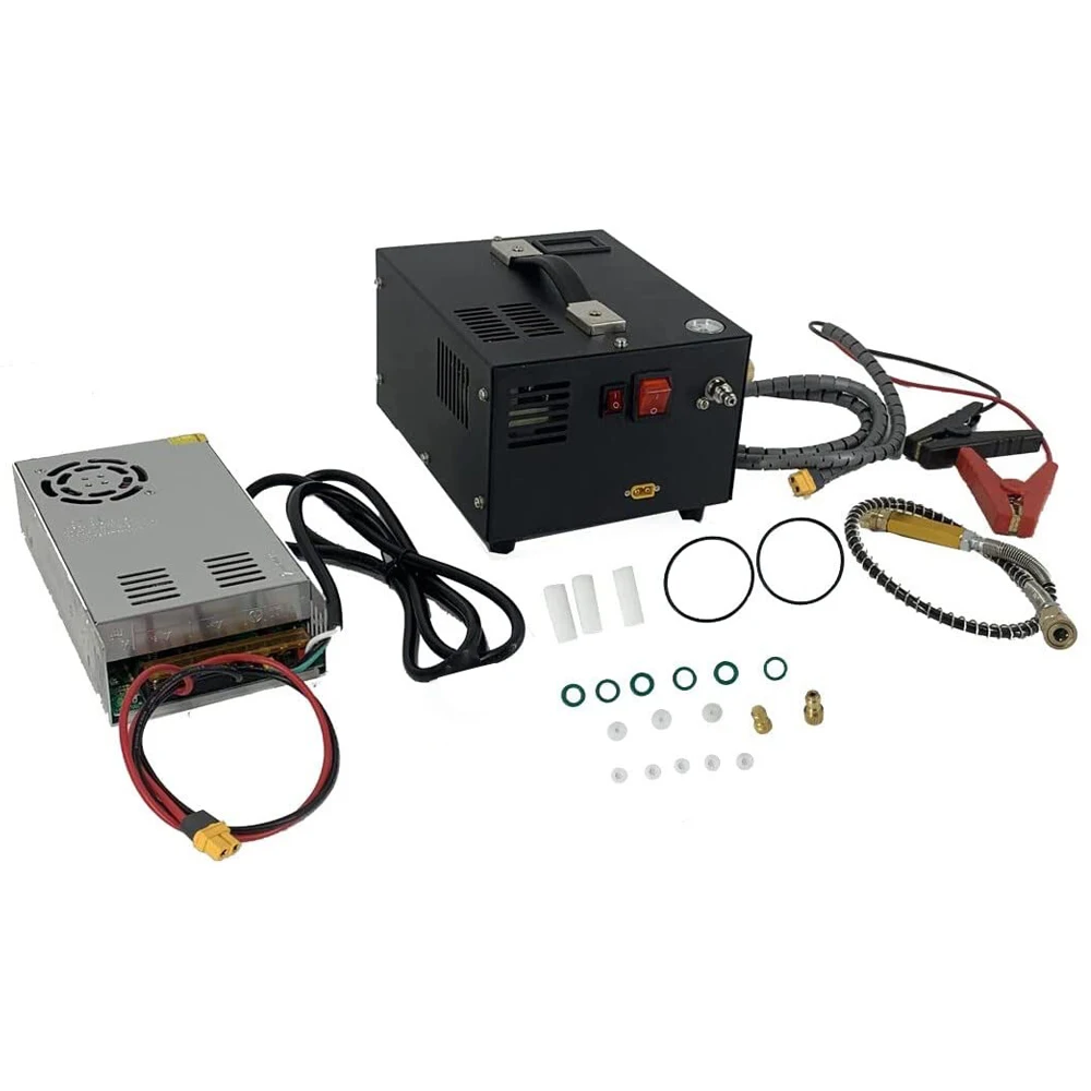 300 бар 4500Psi портативный PCP воздушный компрессор встроенный 220 В/110 В адаптер питания с установленным значением давления автоматическая остановка подходит для subme