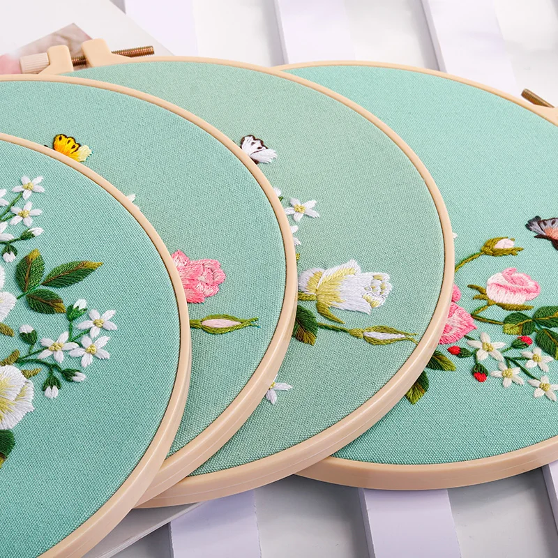 DIY cross stitch kits chinese Handmade Sewing Embroidery Kit for Adults Folk Flower Embroidery Kits
