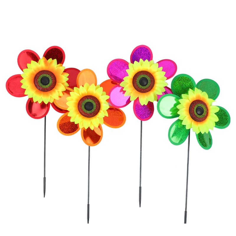 Colorful Windmill Pinwheel Kids Toy Garden Decoration Windmills