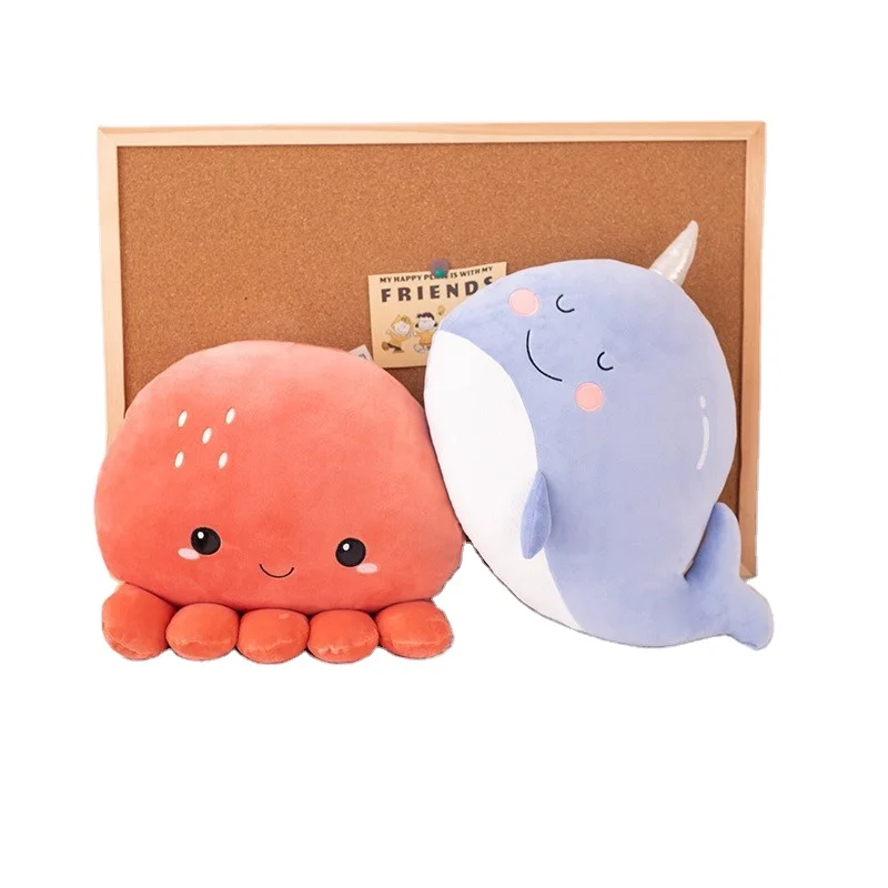 High Quality big cartoon throw pillow cushion stuffed animal cute pillow jumbo octopus plush for kids