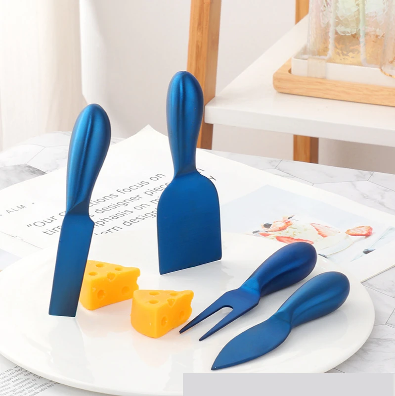 Hot Selling 4pcs Cheese Fork Cutlery Set Kitchen Gadgets Butter Knife Spreader