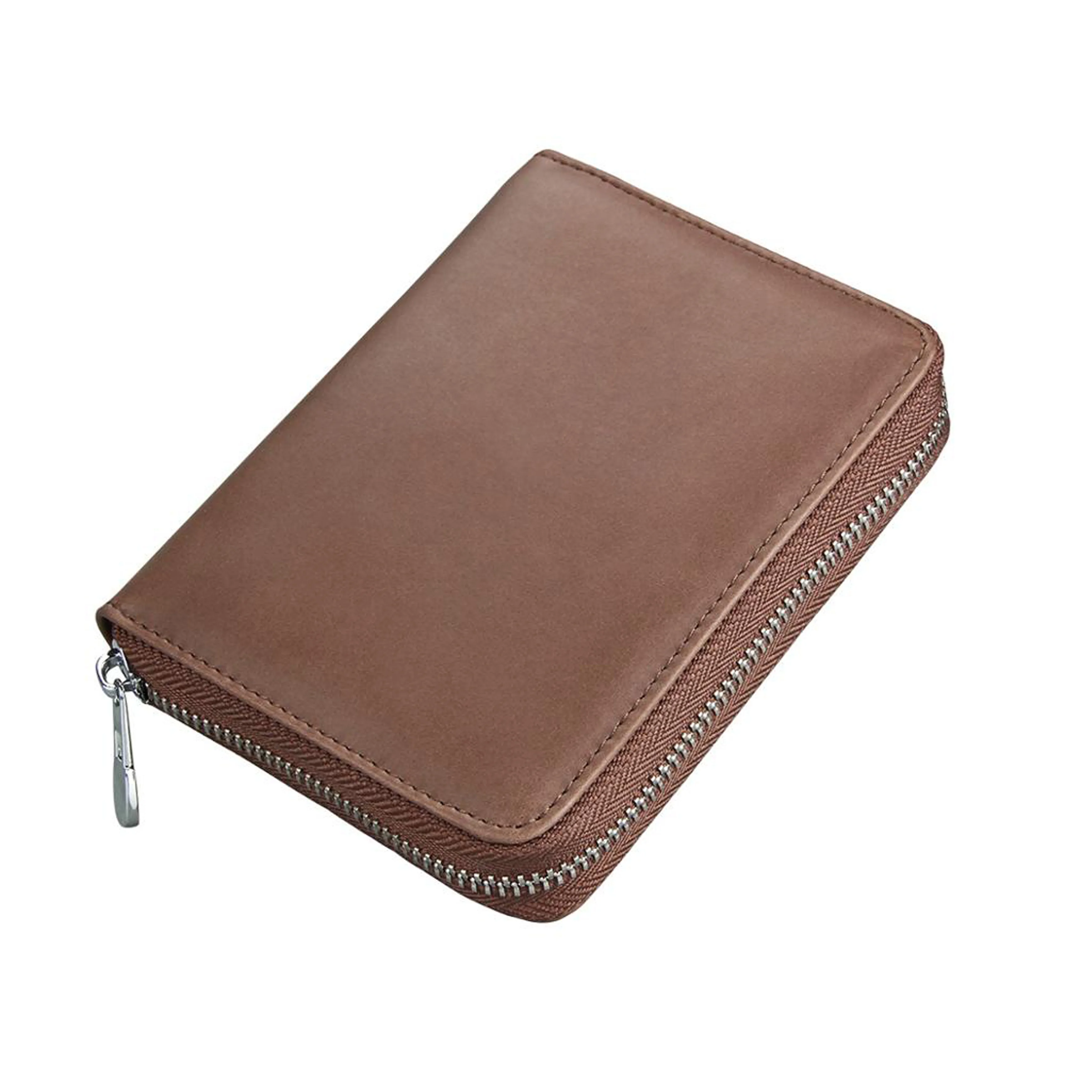 Business card  wallet leather credit id card holder case