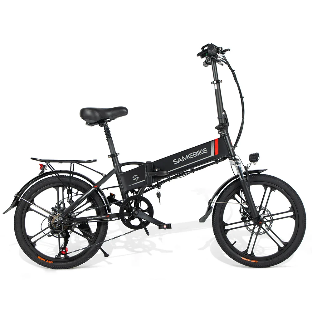 20Inch E-Bikes 350W Motor Mountain Bike  Fork  Battery Professional 6 Speed Gears Electric Bicycle