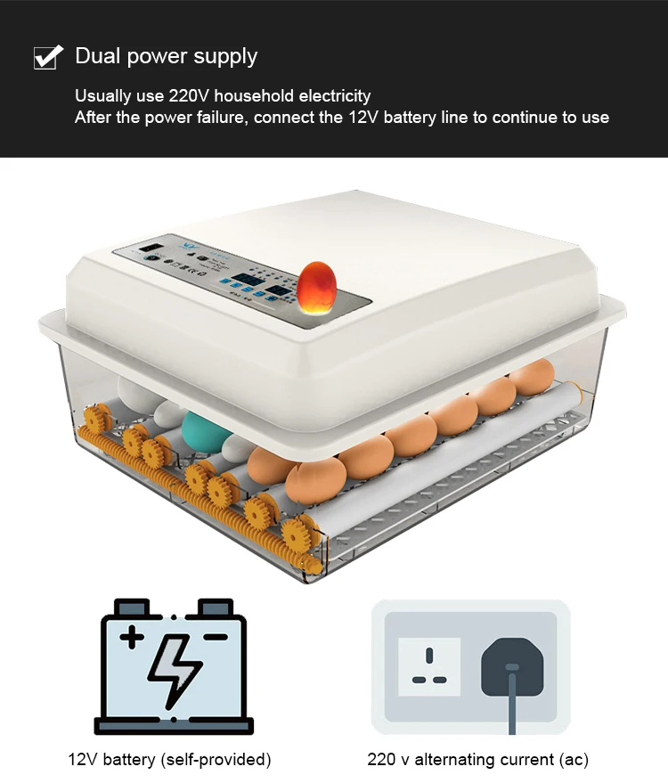new hot selling products fish egg incubator 200 chicken egg hatching machine for sell