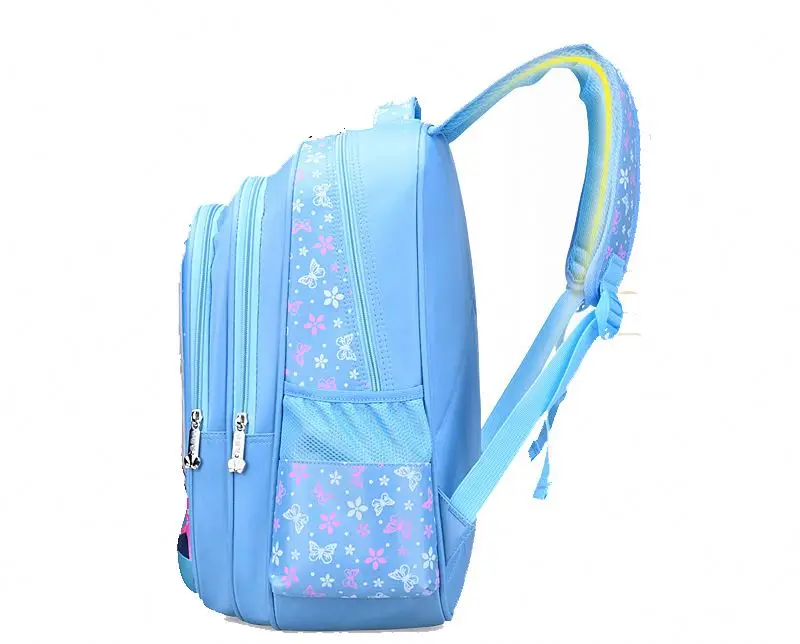 Customized cartoon cute little girl schoolbag cartoon cute princess pattern pink schoolbag backpack