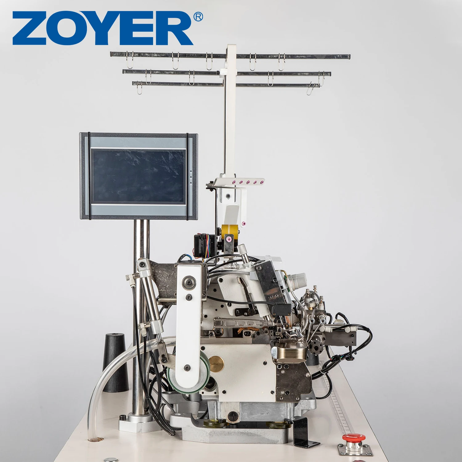 NEW ZY988DA-QST ZOYER Full-automatic Merrow Overlock Leather Glove Sewing Machine
