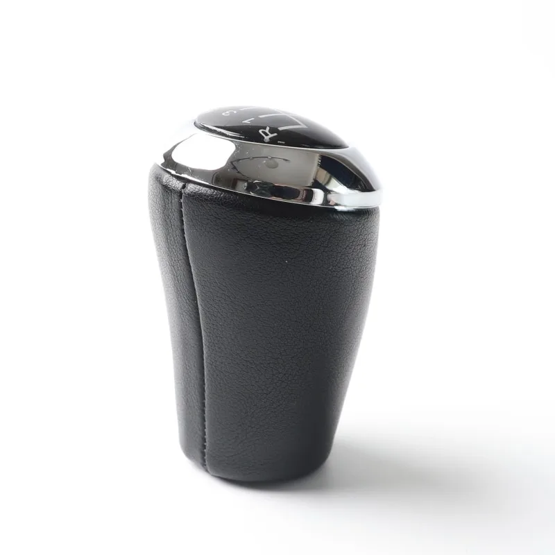 leather 5 speed chrome plated ring gear stick shift handle for Mazda 3 BK BL 5 CR CW 6 II GH CX-7 ER MX-5 NC III car gear knob