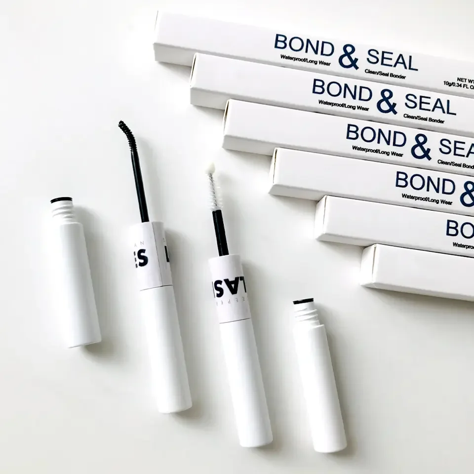 Water Proof Lash Bond And Seal Eyelash Glue Private Label Custom Eyelash Kit Cluster Lashes Diy Lash Sealant And Bond