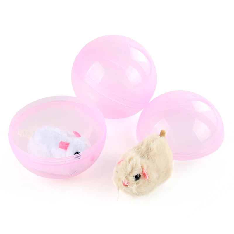 Electric Simulation Small Rabbit Rolling Ball Hamster Running Ball Other Pet Toy Plush Hamster Stuffed Animal Plush Toy For Kids
