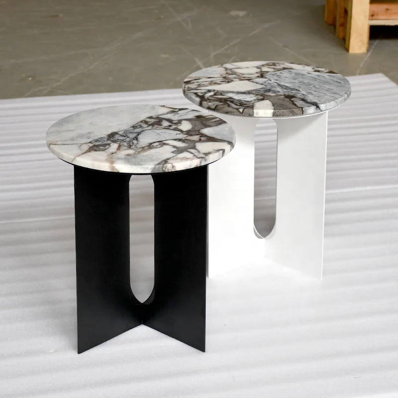 Metal Nordic Living Room Furniture Tea Round Bed Modern Luxury Side Marble Coffee Tables