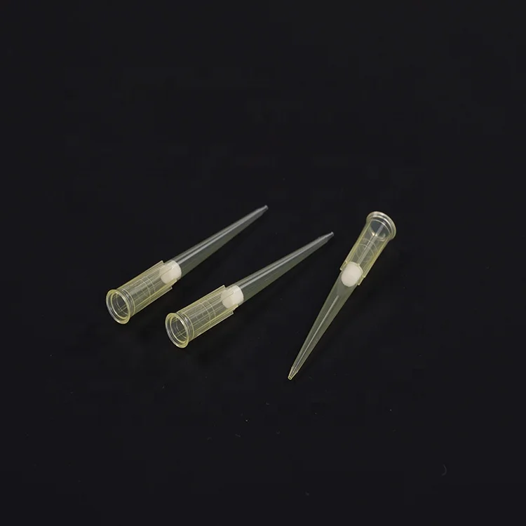 Disposable  PP Plastic Pipett Tips 0.1ml 0.2ml 0.3ml 1ml Lab Sterile Filter Pipette Tips