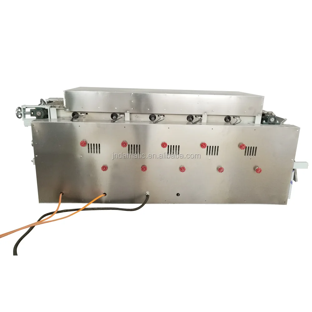 Automatic arabic pita lavash taco tortilla flat bread heat making machine