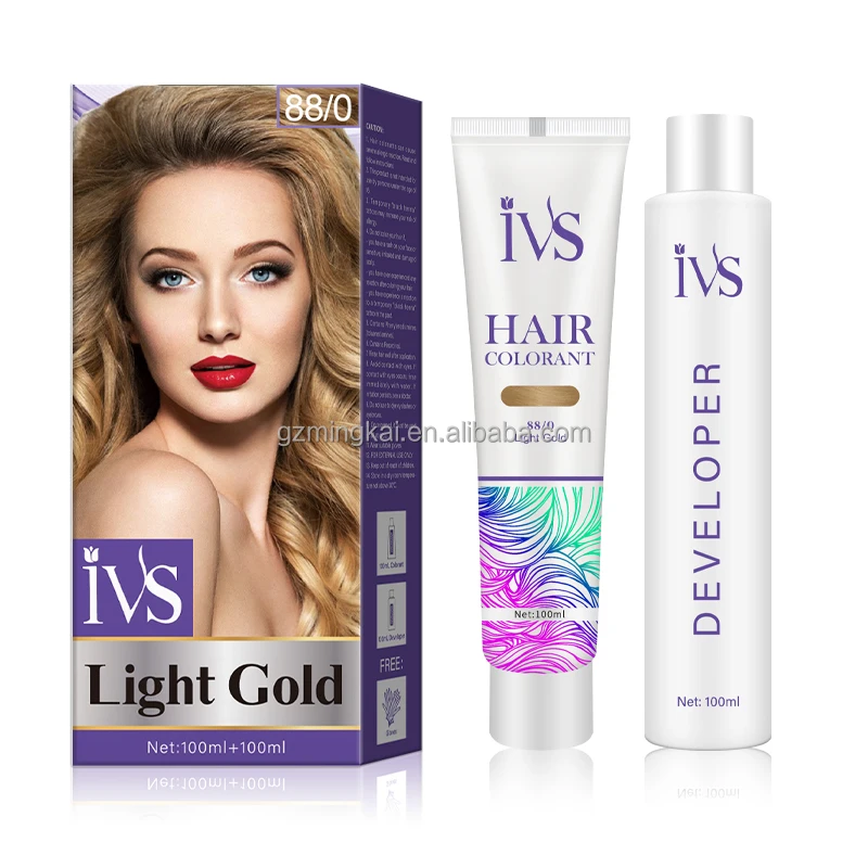 OEM Suppliers Quality Factory Hair Color Cream Permanent Silver Hair Dye Private Label Professional Ammonia Free Hair Color Dye