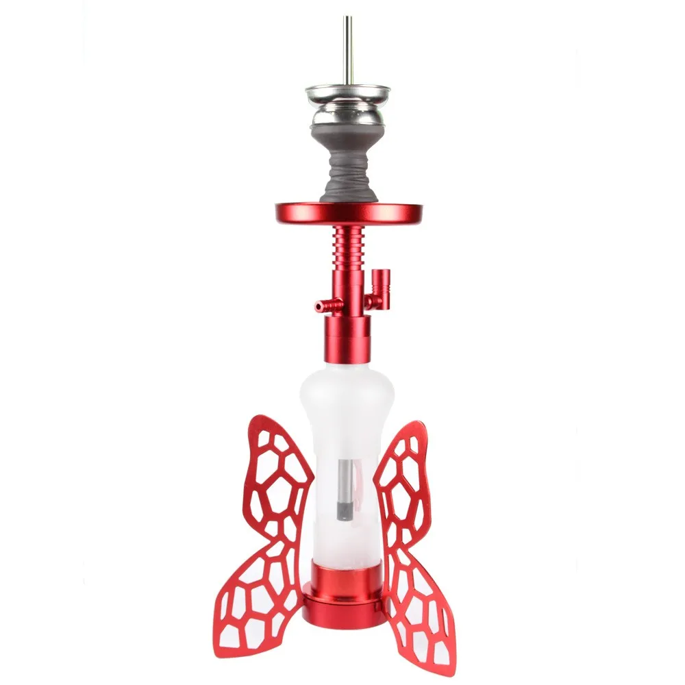 high quality wholesale BUTTERFLY Hookah ktv Shisha Hookah Hi-tech club Butterfly hookah and led light