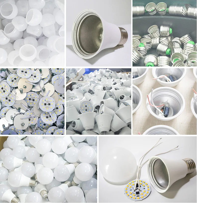 Flaming Cloud Factory price led light raw materials led bulb cover driver led light parts