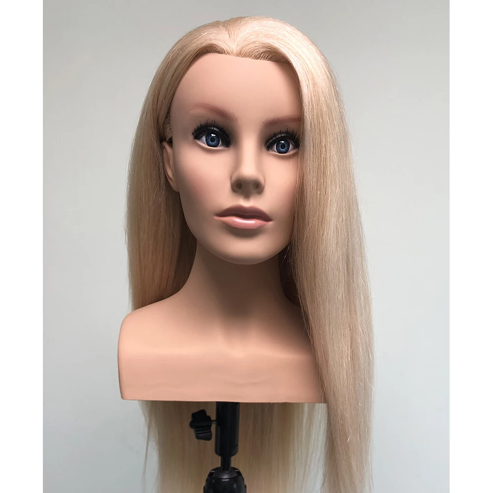 Wholesale price Europe face  mannequin  head with hair