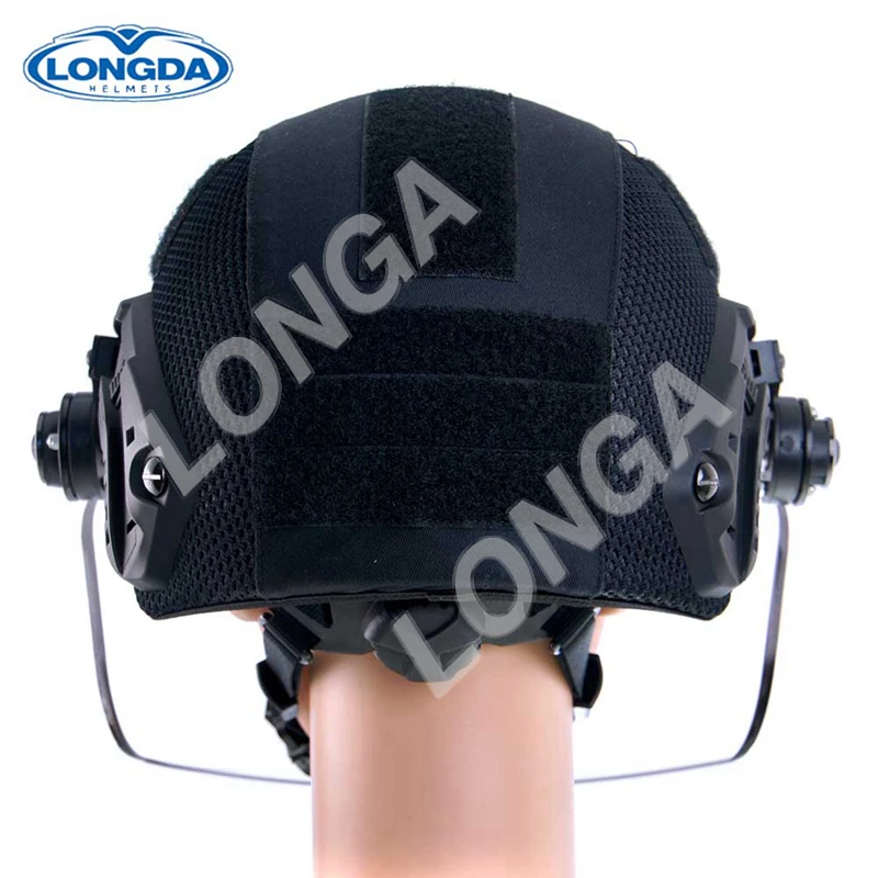 Military equipment protective bulletproof ballistic helmets with visor