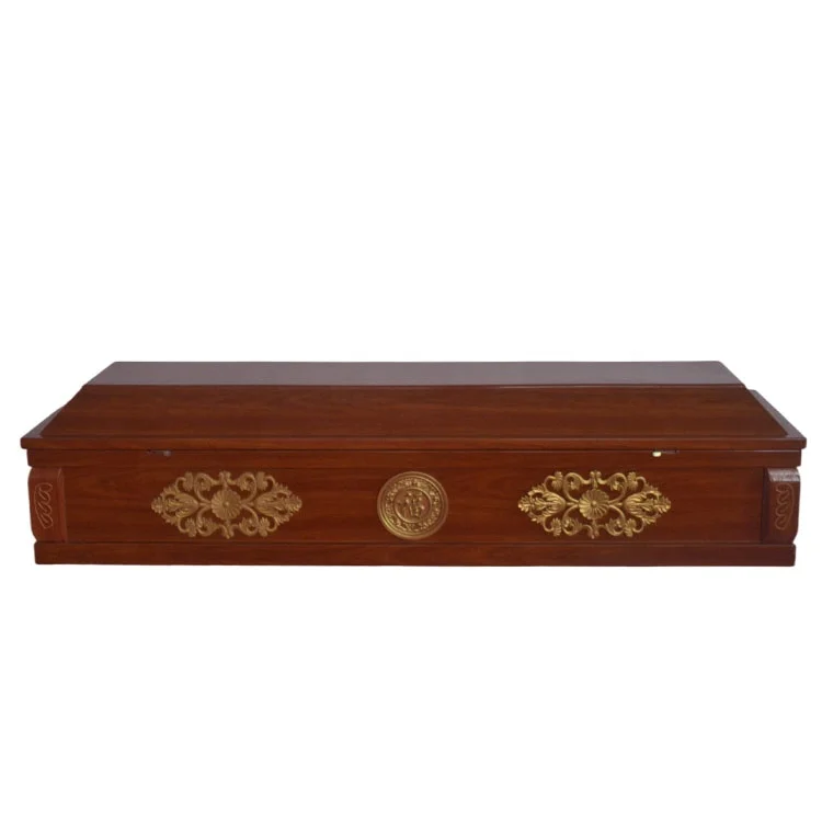  china manufacturer mdf american style casket with lining for