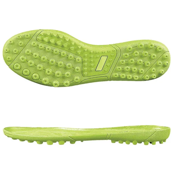 Men rubber sole for making Football Shoes High quality Rubber sole for football  training on turf Custom logo multiple color