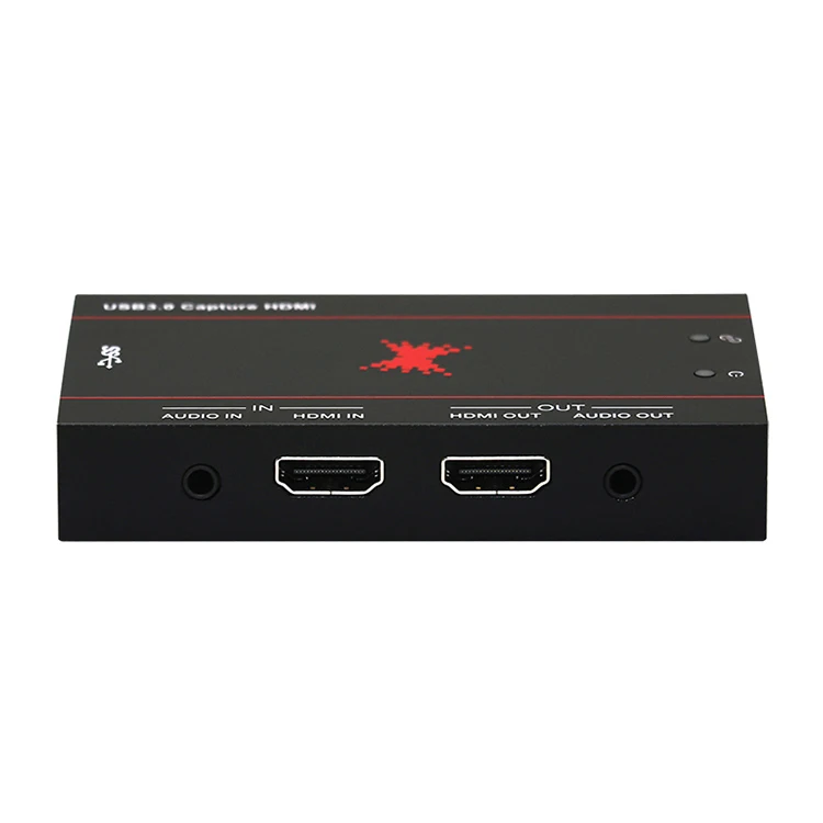 
Hot selling plug&play game capture 4K hdmi to usb 4K HDMI output video grabber 