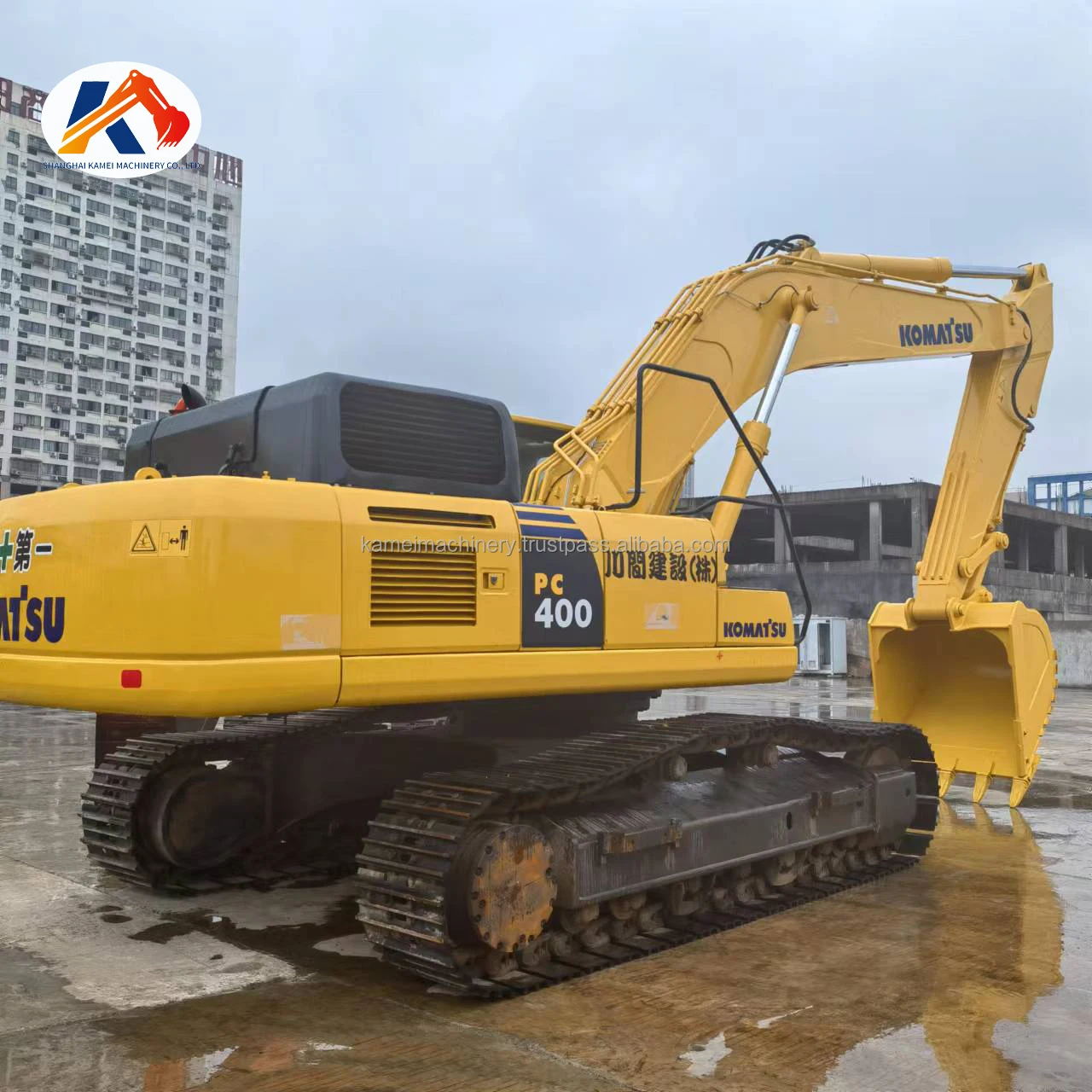 Komatsu large scale earth-moving excavator PC400-8, original painting Komatsu tracked digger PC400 PC450 PC430