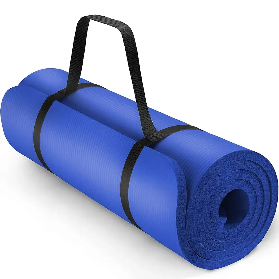 Custom Print Yoga Mat NBR Yoga Mat Wholesale Manufacturer Non Slip 8mm 10mm 15mm Thick Yoga Mat