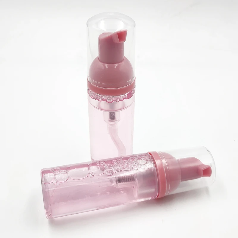 
Private Label Organic Lash Shampoo Foam Cleansing Eyelash Extension Wash Bath Eyelashes With Black Bottle 