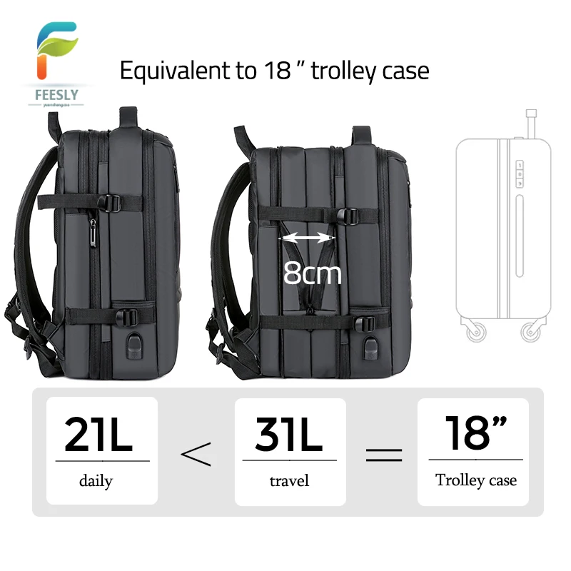 Mochila Trending School Bag Backpack Mens Back Pack Women Anti Theft Smart Backpack Laptop With USBCcharger Waterproof Bags Man