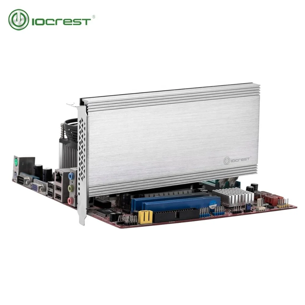  IOCREST 4 порта с полной скоростью M.2 NVMe m key порты для PCIe 3 0x16 карта адаптера