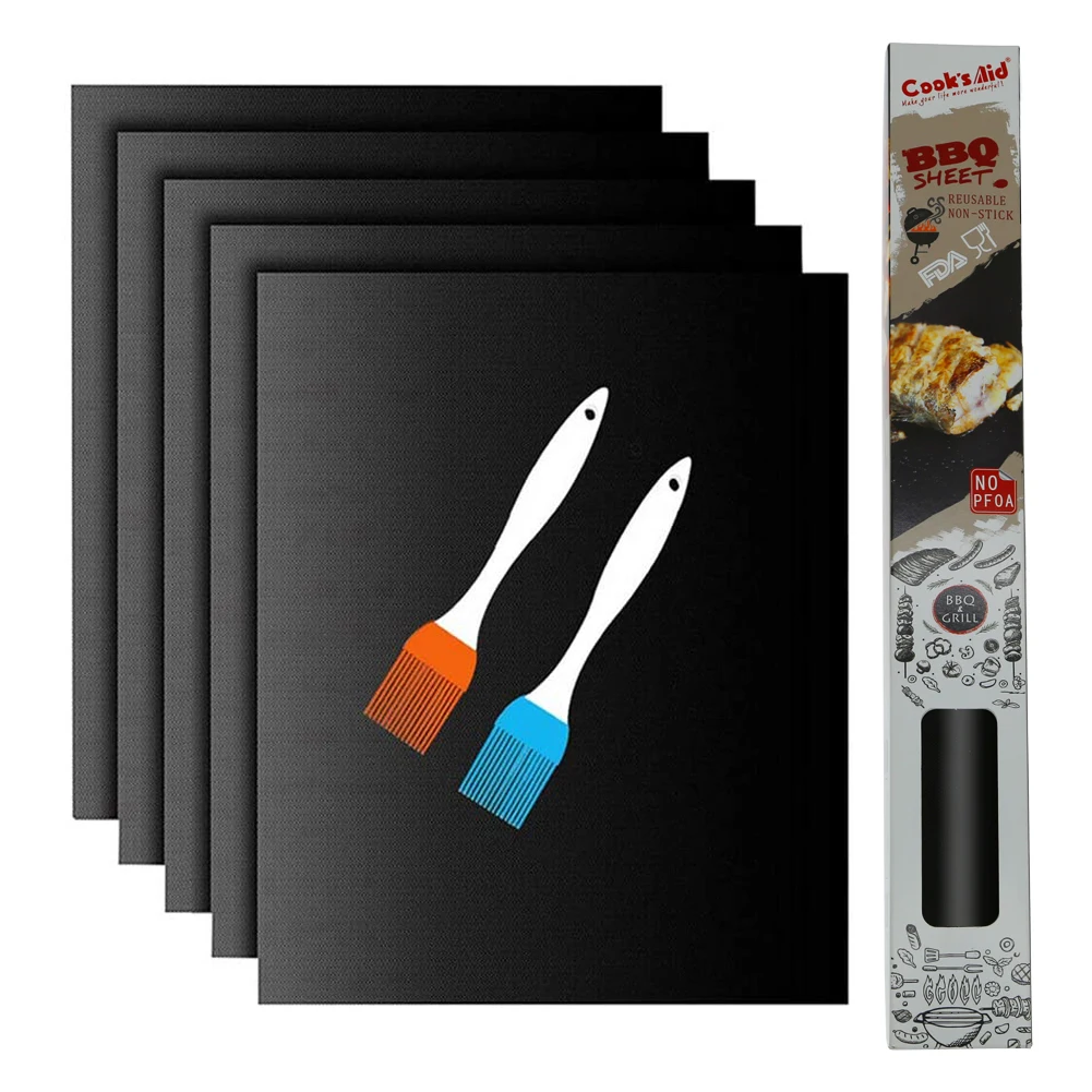 
Wholesale Heavy Duty Non-stick BBQ Grill Mat Oven Liner 