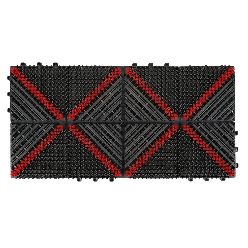 Modern Design Interlocking Modular Entrance Doormat Welcome Door Mats Vinyl Flooring Tile