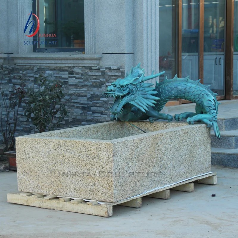 Manufacture brass handicraft custom design art metal crafts different size golden dragon statue sculpture