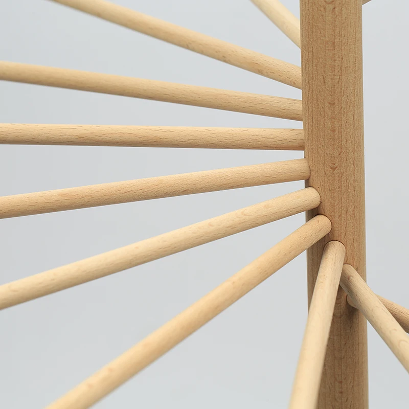 High Quality Natural Wooden Collapsible Noodle Spaghetti Italian Pasta Drying Rack For Home