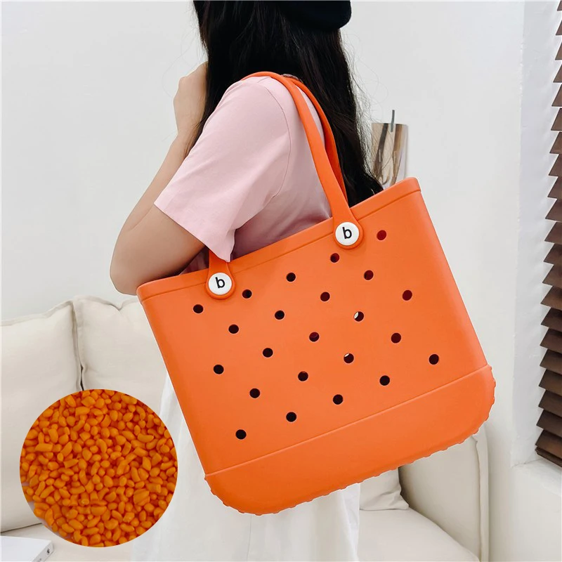 Wholesale Raw Material Used For EVA Handbag Tote Bogg Bag Quality Rubber Silicone EVA Foam Beach Bag EVA Bag