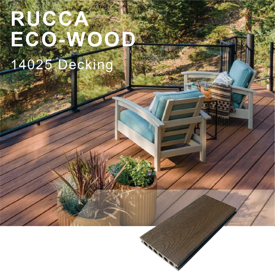 3d Embossed 140x25mm Wpc Decking Teak Wood Flooring Wood Plastic Composite Wood Grain Deck Outdoor Garden Flooring