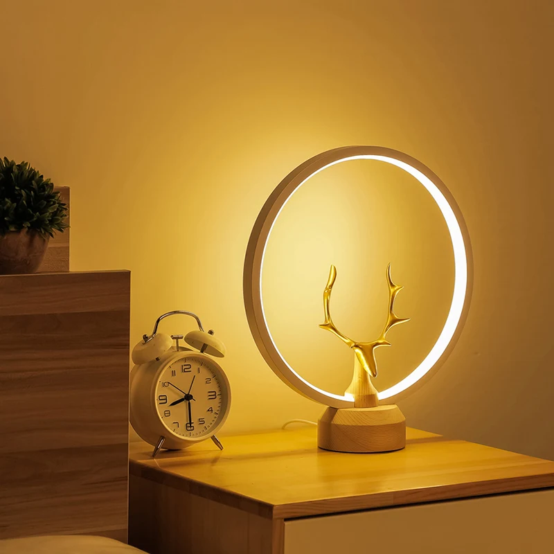 
Bedroom Table Lamp Decorative Modern Led Lights for Decoration Home 