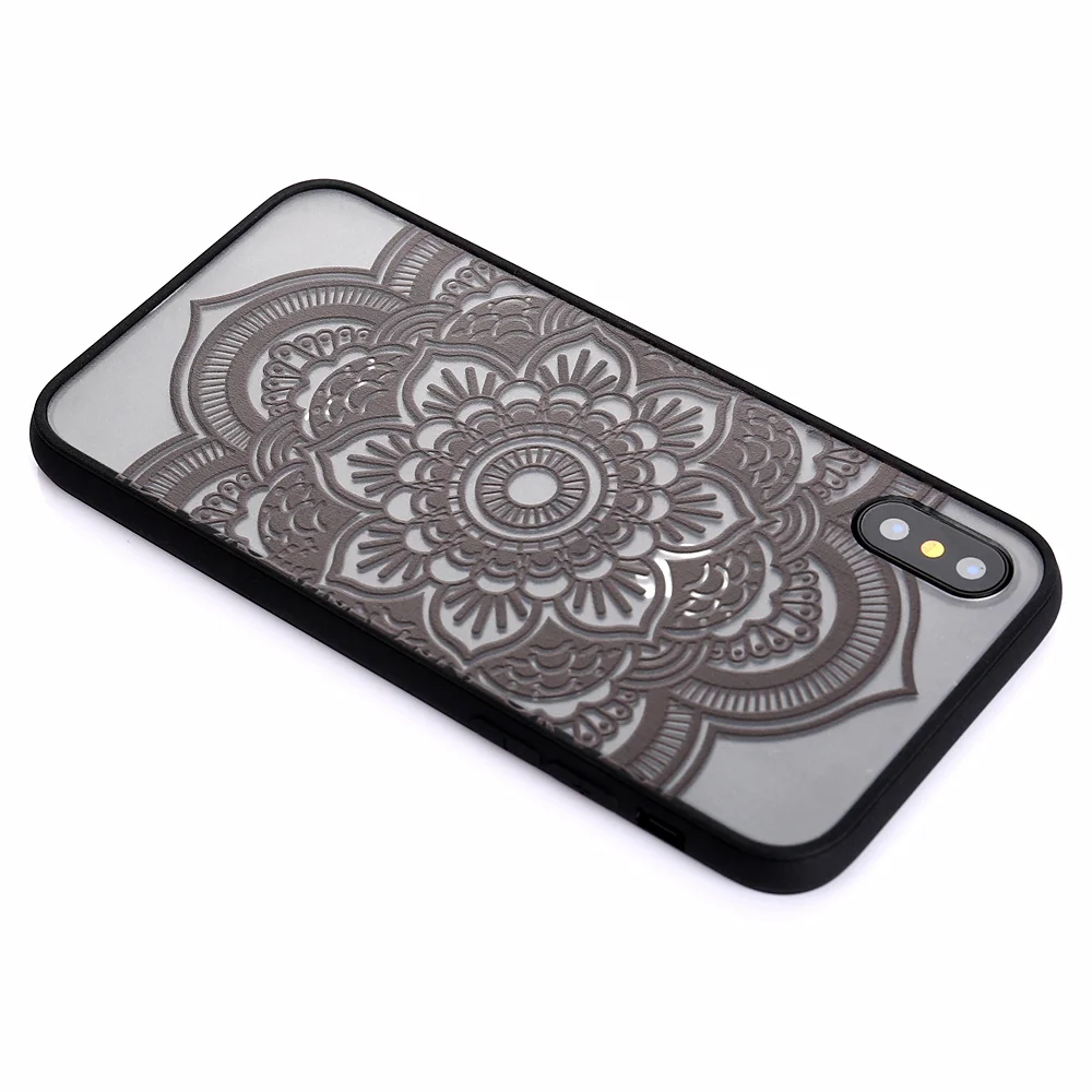 Чехол для мобильного телефона с черной мандалой и кружевом в стиле ретро iPhone 11 PRO MAX