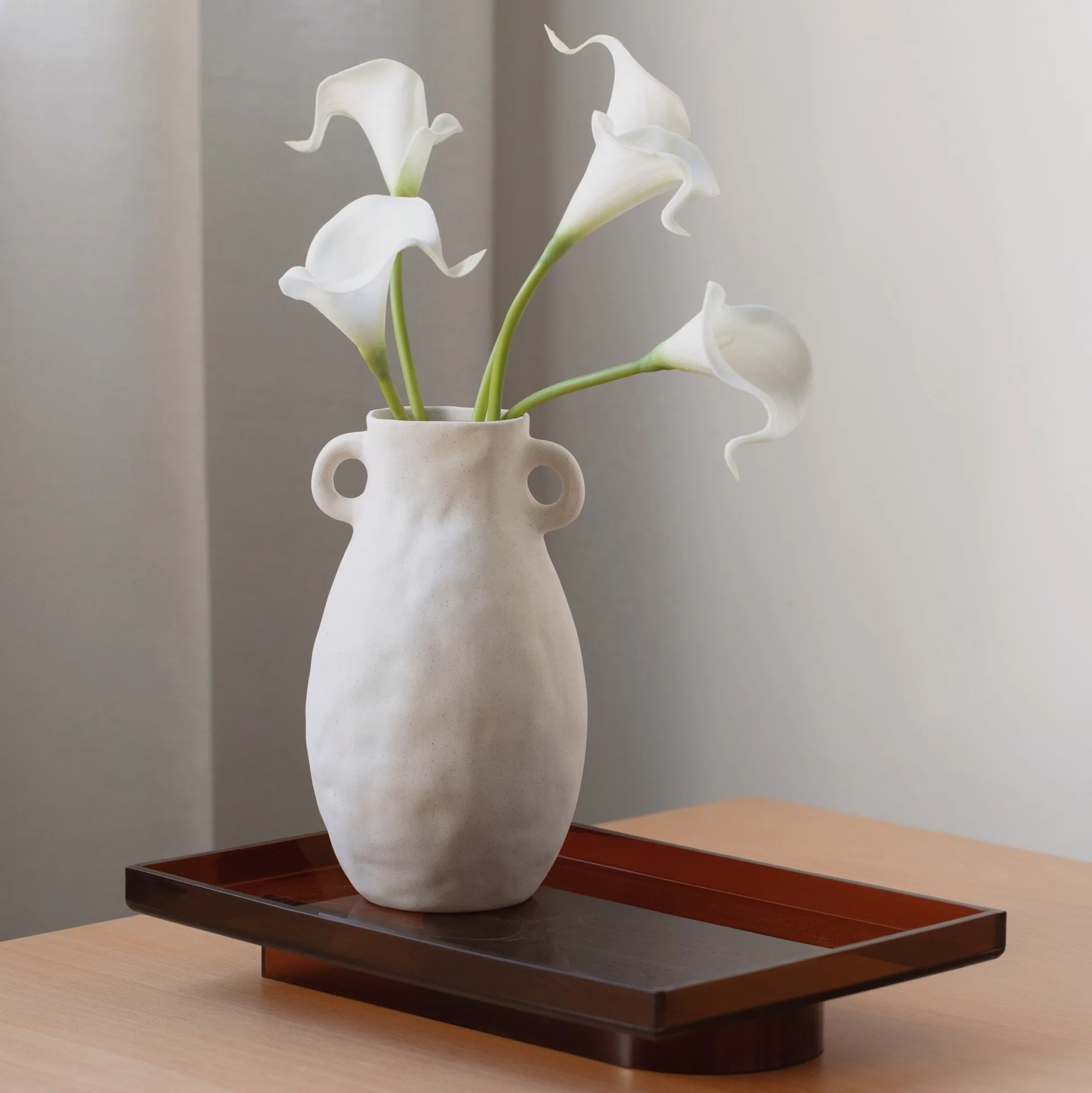 Hot Sale New Special-shaped Creative Hydroponic Ceramic Vase Decorative Flower Arrangement Geometric Craft Ceramic Vase